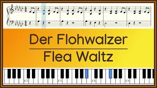 Der Flohwalzer ~ Flea Waltz ~ mit Noten ~ Piano