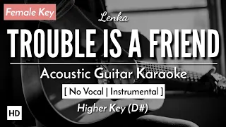 Trouble Is A Friend [Karaoke Acoustic] - Lenka [HQ Audio]