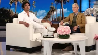 Kunal Nayyar Is the Resident Welcome Committee on the Studio Lot