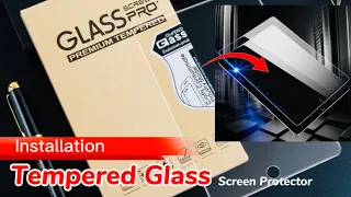 How to Install Tempered Glass Screen Protector for iPad Tablet | Premium Tempered Glass Protector