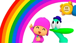 🌈 POCOYO & NINA - All The Colors of the Rainbow [88min] ANIMATED CARTOON for Children |FULL episodes