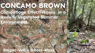 CONCAMO©️Brown Camouflage Effectiveness (w/Sniper Veil and Ghost Mask) ​⁠