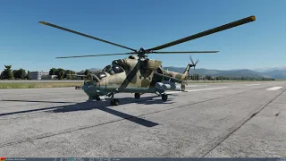 DCS Mi-24P HIND:  Rolling Landing