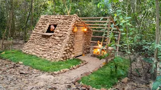 Girl Live Off Grid Built The Most Beautiful House in the Jungle by Ancient Skills