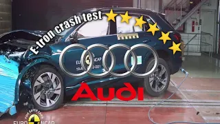 audi e-tron crash test by euroncap good car ⭐⭐⭐⭐⭐⭐🚗🔥🔥🎉🎉🎉🙏