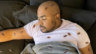 CRAZY COCKROACH PRANK ON HUSBAND!! *HILARIOUS*