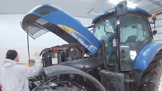 New Holland T7050 and Lely A4 Astronaut Repair