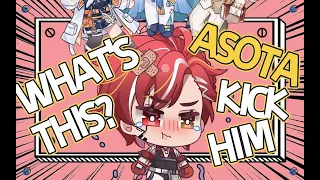 What's this? Asota, kick him!!(VTuber/MEEM Moments)