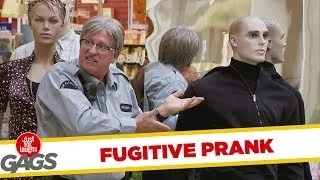 Fugitive Transforms Into Mannequin- Just For Laughs Gags