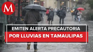 Prevén lluvias puntuales fuertes y descargas eléctricas en Tamaulipas