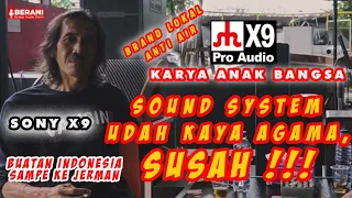 SPEAKER ANTI AIR BUATAN INDONESIA YANG MENDUNIA - BERANI PODCAST Ft SONY X9, LEGEND !!!