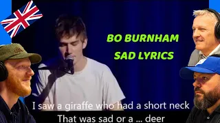 Bo Burnham - Sad lyrics REACTION!! | OFFICE BLOKES REACT!!