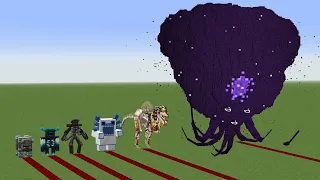 which All Minecraft Bosses and wither storm will generate more SuperSculk??