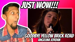 JUST WOW! | Goodbye Yellow Brick Road - Angelina Jordan (Reaction + Vocal Analysis)