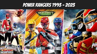 30 Years of Power Ranger Evolution 1993 - 2023