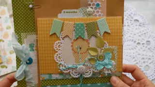 Scrapbooking | Album for a boy | Скрапбукинг | Альбом-бук для мальчика. Часть 3