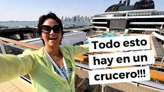 Todo lo que encuentras dentro de un CRUCERO‼️🛳 y a qué PRECIO 😳