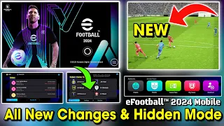 Finally eFootball™ 2024 Mobile Is Here !! All New Changes & Hidden Features, Stadium 😍🔔