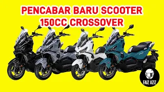 SCOOTER CROSSOVER SYM HUSKY 150 BRIEF REVIEW VLOG E473