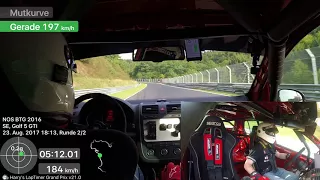 Nürburgring Nordschleife Touristenfahrten 23.08.2017 close call Schwedenkreuz