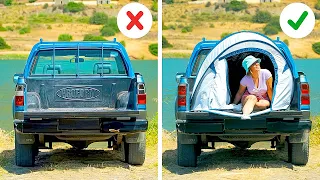 SMART HACKS FOR THE BEST ROAD TRIP EVER! TRAVELLING HACKS by 5-minute REPAIR