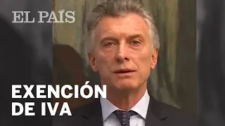 MACRI elimina el IVA a alimentos básicos para frenar la inflación