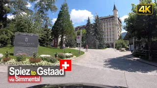 Driving from Spiez to Gstaad via the Simmental - Scenic Drive Switzerland!