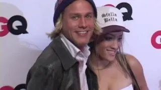 CHARLIE HUNNAM and girlfriend attend GQ party - 2003