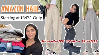 *HUGE* High Waisted Jeans & Trousers Haul 😍|| Starting at 347/- Only 💰💕 || Bottom Wear Haul ❤️