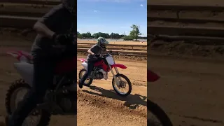 First time riding a two-stroke Dirt Bike