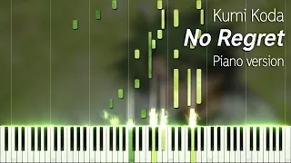 Law of Ueki - No Regret (piano version) w/ sheet music
