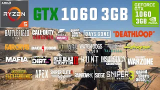 GTX 1060 3GB Test in 30 Games in 2021