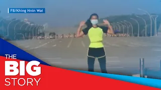 Viral workout video in Myanmar during coup