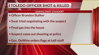 Toledo police officer killed in the line of duty during SWAT standoff