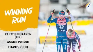 Niskanen edges Brennan in Davos 20k Pursuit | FIS Cross Country World Cup 23-24