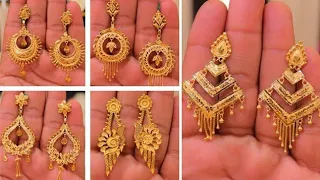 gold earrings design || gold earrings design for girls || gold earrings design new model 2024