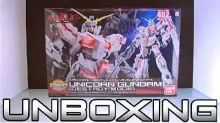 MEGA SIZE Unicorn Gundam [Destroy Mode] Unboxing - GUNDAM UNICORN