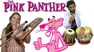 Pink Panther Theme Song | Trombone & Tabla Cover | Pink Panther Cartoon | Jesseuph | Tabla 256