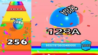 2 balls one tile - Ball Run 2048 Merge Number vs Ball Merge 2048 vs M2 Block [ Unlocked 2 billions ]