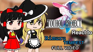 Touhou react to Rimuru Tempest •Full Video•