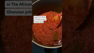 How To Prepare Authentic Ghana Jollof Rice #ghananews #trending #viral #ghanavsnigeria #jollofrice