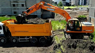 Doosan DX 223 Excavator satisfying work