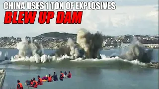 Use 1 ton of explosives! China blew up dams to divert floods, killing 112 people | China flood 2022