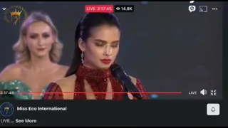 MISS ECO INTERNATIONAL FINAL QUESTION AND ANSWER  TOP 5