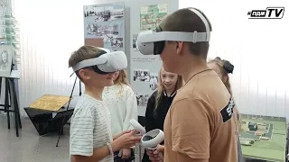 VR- окуляри у музеї Славутича, перегляд документального фільму про Чорнобиль