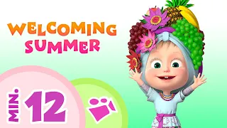 TaDaBoom English ☀️🍹 WELCOMING SUMMER 🍹☀️ Collection of kids' songs 🎵 Masha and the Bear