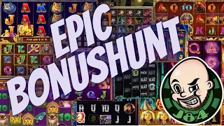 EPIC BONUSHUNT!! 16 SLOT BONUSES!! INSANE SLOT WINS!!