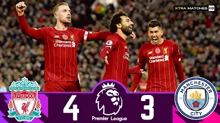 Liverpool 4 x 3 Manchester city - EPL 2018-19 | Extended Highlights 1080i 🎤《 English 》