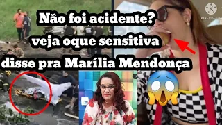 MORRE MARILIA MENDONÇA NÃO FOI ACIDENTE?😱 SENSITIVA DISSE ALGO PRA CANTORA