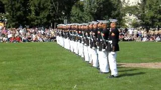 USMC Silent Drill Platoon Nyack NY.AVI